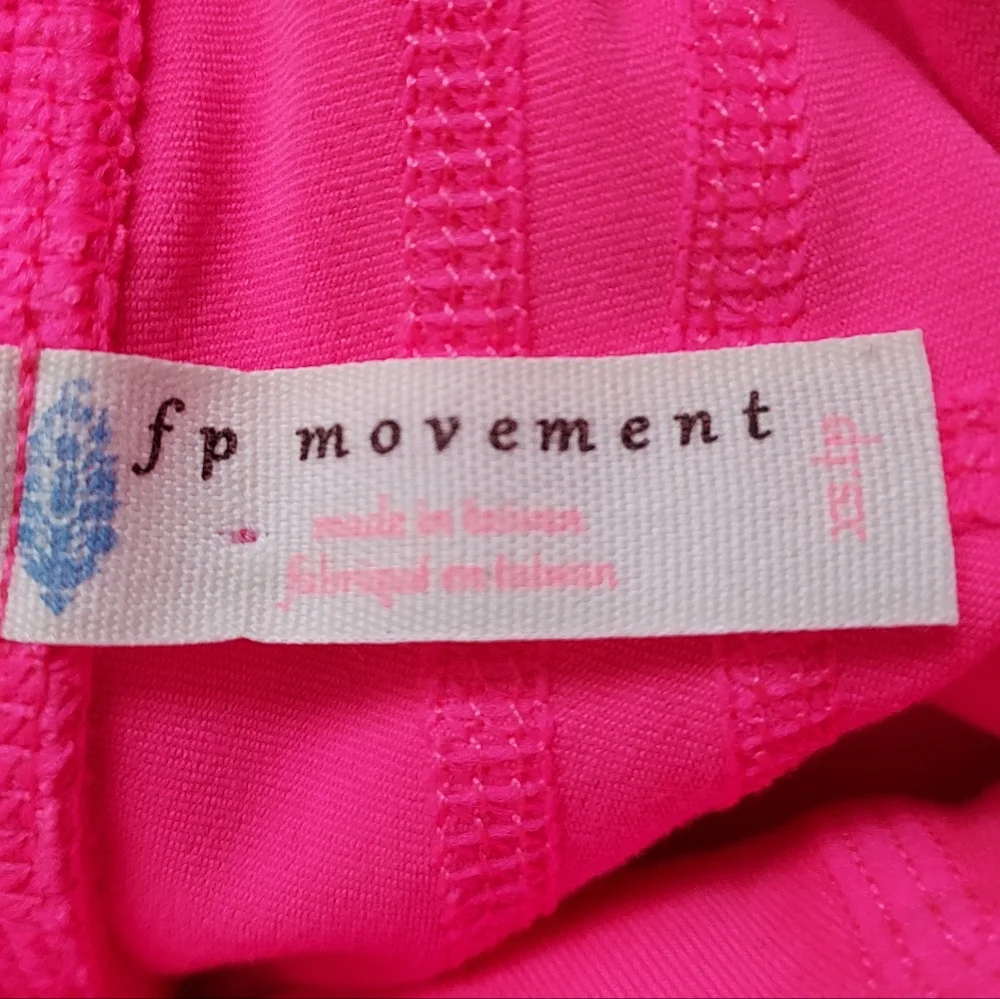Free People Baby Biker Short in Tropical Pink XS Barbie Barbiecore NEW NWT